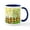 White/Navy Inside, variant on CafePress - Happy Easter Bunny Mugs - 11 oz Ceramic Mug - Novelty Coffee Tea Cup