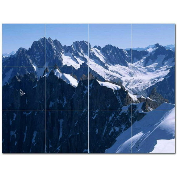 Winter Scene Ceramic Tile Mural Kitchen Backsplash Bathroom Shower 406466-L43