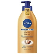 NIVEA Cocoa Butter Body Lotion with Deep Nourishing Serum, 20 Fl Oz