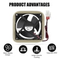 thumbnail image 2 of DA81-06013A U92C12MS1B3-52 DA31-00287A Refrigerator Evaporator Fan Motor, Compatible with RF28HMEDBSR/AA RF28HFEDTSR, 2 of 5