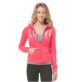 thumbnail image 1 of Aeropostale Love Lounge Sudadera con capucha para mujer, rojo, XS Aeropostale Sudadera, 1 of 2