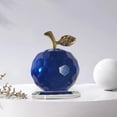 thumbnail image 4 of Crystal Apple Figurine Paperweight Ornament Gift 3D cut Home Decor Collectibles Gift Blue, 4 of 6