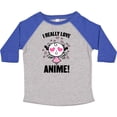thumbnail image 3 of Inktastic I Really Love Anime with Cute Anime Cat and Hearts Boys or Girls Toddler T-Shirt, 3 of 5