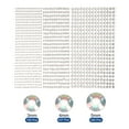 thumbnail image 3 of Uxcell Rhinestone Stickers Self Adhesive Rhinestones Gems Glitter Sticker Clear White, 3 of 6