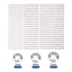 thumbnail image 3 of Pegatinas de Strass Uxcell, Strass Autoadhesivos, Gemas, Pegatinas de Brillo, Blanco Claro, 3 of 6