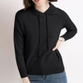 thumbnail image 2 of Ashirexll Hoodies for Women, Womens Hoodies Pullover, Ladies' Casual Color Hooded Sweatshirts Pocket Long Sleeve Sweater Jacket, 2 of 7