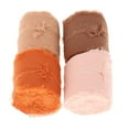 thumbnail image 2 of Abbracc 4 Pieces Chiffon Silk Ribbon, 5 Yards, Handmade for Decorations, Gifts, Wrapping orange, 2 of 9