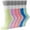 Two Tone, variant on Debra Weitzner Women’s Cozy Winter Socks, Non-Slip Plush Design, 5 Pairs