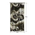 thumbnail image 5 of Black Marble Gold Dot Pattern Shower Curtain 36"x72" ,Bathroom Decorative Shower Curtains Set with 12 Hooks,Modern Waterproof Washable Shower Curtain, 5 of 6