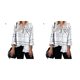 thumbnail image 1 of Guardurnaity Camisa a cuadros de rayas de manga larga para mujer, blusa con cuello en V, fiesta de oficina, viaje, compras, Top, accesorios de ropa, Type3 NO3, 1 of 6