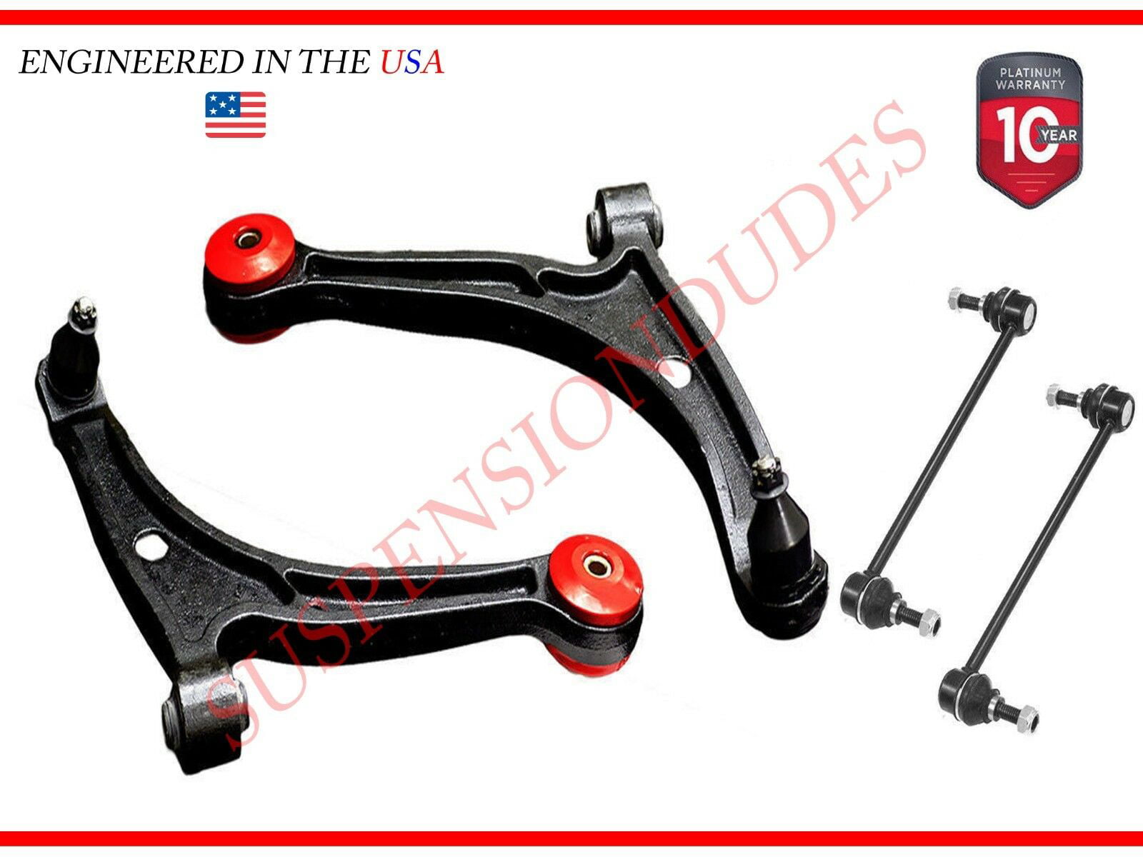 Details about   6 pc Front Lower Control Arm & Suspension Kit for Honda Odyssey 02-04 All Models