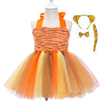 thumbnail image 1 of Bebé niñas Halloween Zoo Animal Cosplay disfraz alce Tigre vaca leopardo tutú vestido niños cumpleaños fiesta graduación Navidad Show Vestido11-12T Gao Jinjia LED, 1 of 2