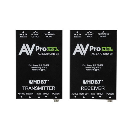 AV Pro AC-EX70-UHD-BKT Hdbaset [cat6] Extender Kit