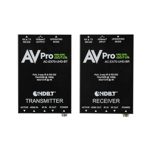 Receptor HDMI AVPro Edge AC-EX70-UHD-BKT 70 m 4K