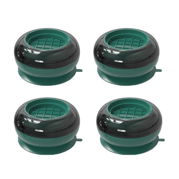 4 almohadillas fijas para lavadora, reductoras de ruido, a prueba de golpes, antivibraciones, bases elevadoras para lavadora, suministros para el hogar.