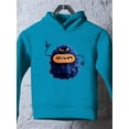 thumbnail image 3 of Scary Hairy Monster Hoodie Toddler -Image by Shutterstock,  5 Toddler, 3 of 4