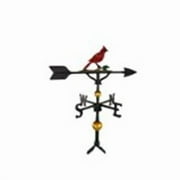 Montague Metal Products WV-325-NC 300 Series 32 In. Deluxe Color Cardinal Weathervane