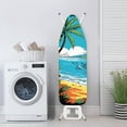 thumbnail image 3 of HELLHERO Household Iron Board Covers, Palm tree Print Ironing Board Cover Protector Standard Size, Non Stick Scorch Resistant, Heat Resistance(15x54 Inch), 3 of 5