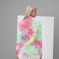 thumbnail image 3 of Long Sleeve Shirts For Women T-Shirts Crew Neck Daily Casual Tie Dye Shirt Basic Tee Loose Fit Lightweight Blouses Funny Tshirts Tops Multicolor XL, 3 of 5