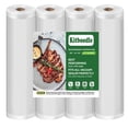 thumbnail image 1 of Kitboodle 4 Rolls 11''x25' Vacuum Sealer Bags(100ft), Commercial Grade Food Saver Bags for Meal Prep, Sac Sous Vide Alimentaire, Vacuum Seal Bags, He, 1 of 6