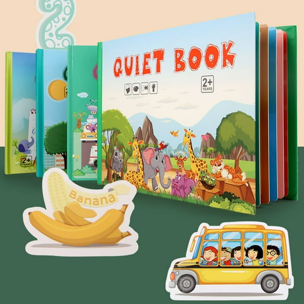 Gwong Juguete Aprendiendo Libro ocupado Capacidad práctica COORDINACIÓN MANO OJOS DE MANO NIÑOS REGALO DE APRENDIZAJE JUGUETES SENSORIO SENSORIO TABLARA DE TABLARIO PARA NIÑOS Gwong 30013542