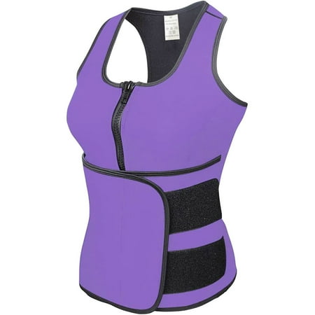 

Lilvigor Neoprene Sweat Vest for Women Slimming Body Shaper with Adjustable Waist Trimmer Belt Weight Loss Shapewear