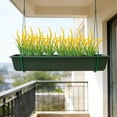 thumbnail image 2 of Artificial Plant Outdoor Fake Grass with Flowers UV Resistant Greenery Garden Porch Window Box Decorating, 2 of 6