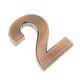 thumbnail image 4 of Bronce 5 Cm Puerta Número Habitación Dirección Dirección Oficina Hogar Casa Decorativo Tabulaciones - #2 Sunnimix Dígito de la placa de la puerta, 4 of 7