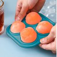 thumbnail image 3 of VBODN Ice Molds,Silicone Ice Cube Trays with Lid,Round Lce Trays for Freezer with Lid,Classic Lce Cube Trays for Freezer, Vintage &Retro, 3 of 8