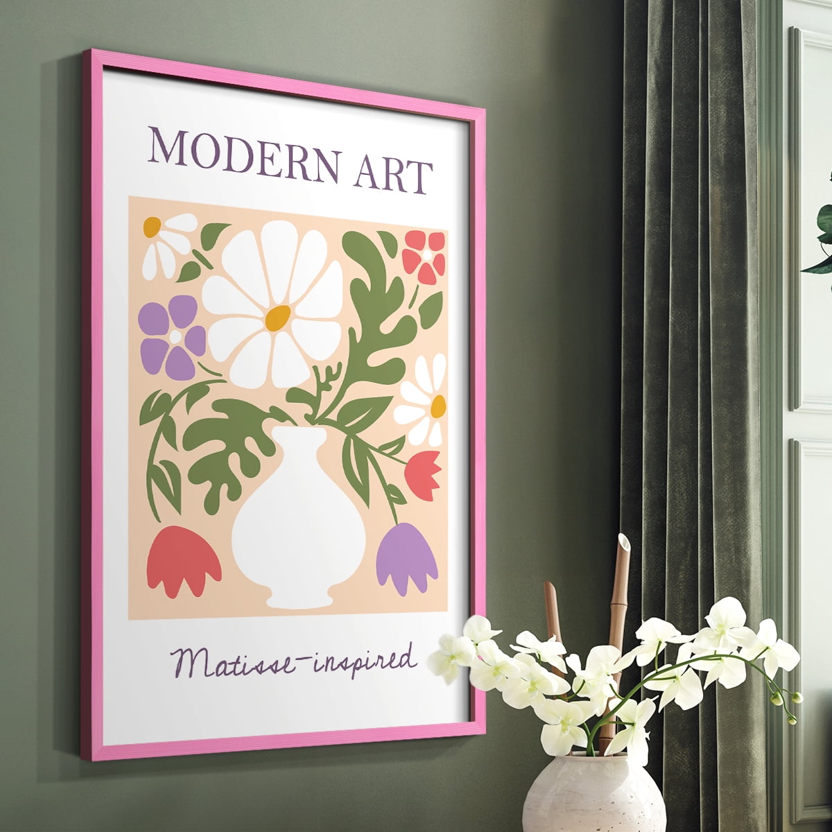 Matisse LXI Framed Print - Solid Wood