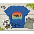 thumbnail image 6 of Retro Sunset Vintage Cute Shark Lover Fish Animal Lover Gifts Men Shirt T-Shirt Ocean Life Shirt Shark Birthday Shirt for Women Men Kids, 6 of 8