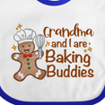thumbnail image 4 of Inktastic Grandma and I Are Baking Buddies Boys or Girls Baby Bib, 4 of 4