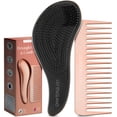 thumbnail image 1 of Set de peines y cepillos desenredantes Lily England, color oro rosado, 1 of 8