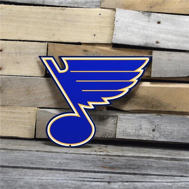 Authentic Street Signs 90224 12 Po. Logo en Acier St. Louis Blues