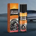 thumbnail image 4 of BINGTAOHU Tire Cleaner Foam for Cars Tire Shine Spray All Protectant Tire Cleaner Spray Wheel Cleaner Car Tire Steel Rim Cleaner Powerful Wheel Rim Stain Removal Sludge Maintenance Agent 100Ml, 4 of 9