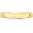 thumbnail image 2 of Avariah Diamonds Solid 14k Yellow Gold 4.2mm Lightweight Half Round Wedding Band Size 7 - Ring Size 7.0, 2 of 6