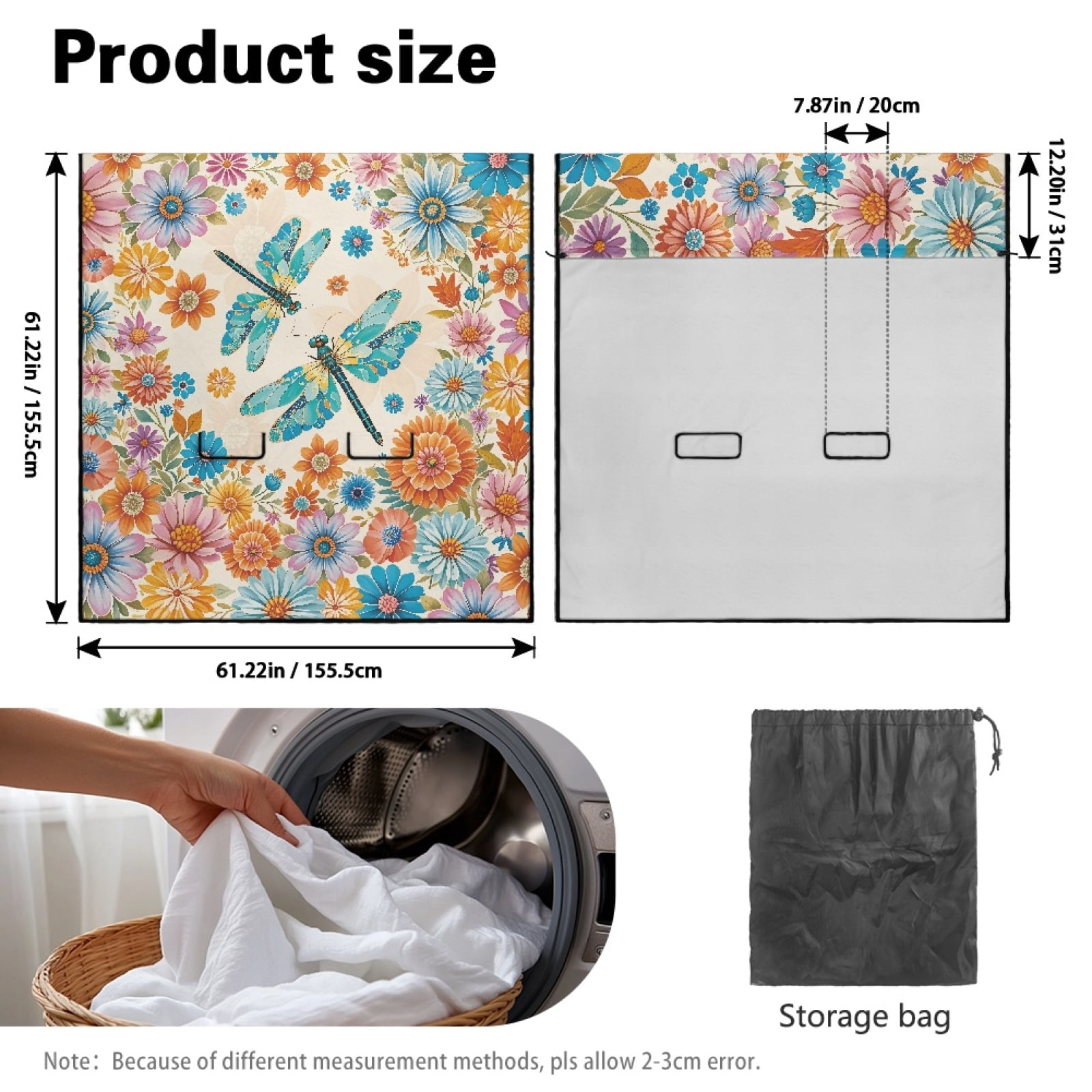 Xoenoiee Boho Dragonfly Print Waterproof Towel Back Seat Cover for Car Truck Van SUV, Durable Rear Bench Seat Cover for Kids Dogs, Seat Back Protector, Easy to Install