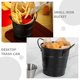 thumbnail image 3 of unbranded 2Ud Cubos De Metal Negros Con Asa Para Almacenaje Y Basura En Escritorio Para Hogar, 3 of 8