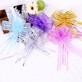 thumbnail image 4 of Cintas de lazo de tracción de Navidad, decoración de nudo de coche de boda de Año Nuevo para árbol de Navidad, Caja de Regalos, lazos de envoltura, lazos de cinta artesanales, 10 piezas, 4 of 4