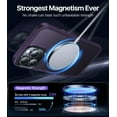 thumbnail image 3 of Strong Magnetic for iPhone 13 Pro Max Case, [Compatible with Magsafe][Military Grade Drop Protection] Protective Shockproof Translucent Matte Slim Phone Case for iPhone 13 Pro Max, Deep Purple, 3 of 12