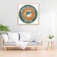 thumbnail image 3 of (B5873) Lleno Diamantes Equipo Fútbol Miami Dolphins Serie Abstracta Resina 30*30CM, 3 of 9