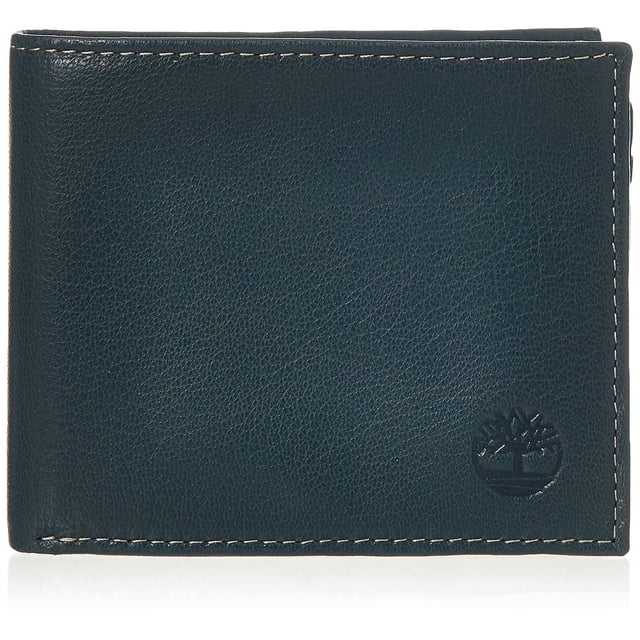 Cartera Timberland Blix de piel azul marino para hombre