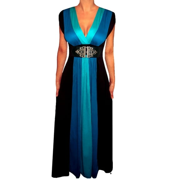 Funfash Sleeveless V-Neck Maxi Dress (Women's Plus), 1 Count, 1 Pack