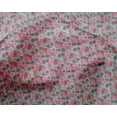 thumbnail image 4 of oneOone Silk Tabby Sky Blue Fabric Florals Sewing Craft Projects Fabric Prints By Yard 42 Inch Wide-OVQ, 4 of 4
