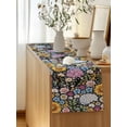thumbnail image 5 of Table Runner 72 Inches Long for Kitchen Dining, Sunflower Dresser Scarf Farmhouse, Dining Table Decorations for Wedding/Parties, Colorful Flowers Summer Botanical 14 x 72 In, 5 of 8