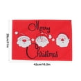 thumbnail image 3 of Uutvery Christmas Table Mat Set 16.53x11.02In Non Slip Double Thick Linen Heat Insulation Pad Placemats for Restaurant Home Dining Holiday Decor Wipe Clean Durable Natural Decor, 3 of 6