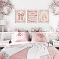thumbnail image 2 of Coquette Pink Bow Wall Art 12x16, Coquette Poster Prints Set of 3, Preppy Bow Room Wall Decor, Girly Aesthetic Painting Decor for Girls Room College Dorm, 2 of 6