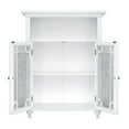 thumbnail image 6 of Teamson Home Windsor Wooden Floor Accent Cabinet with Glass Mosaic Doors, White, 6 of 8