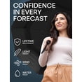 thumbnail image 3 of YWC-Windproof Travel Umbrellas for Rain - Easy Auto Open Close, Durable & Compact Umbrella, Strong Fiberglass Frame, Waterproof Canopy - Backpack, Purse, Portable Umbrella for Travel, 3 of 4