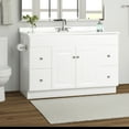 thumbnail image 5 of Design House 550210 Cultured Marble Vanity top 49", Solid White, 5 of 23